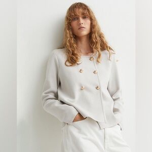 H&M DOUBLE-BREASTED CARDIGAN